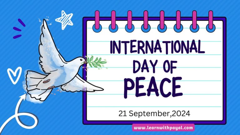 INTERNATIONAL DAY OF PEACE 2024